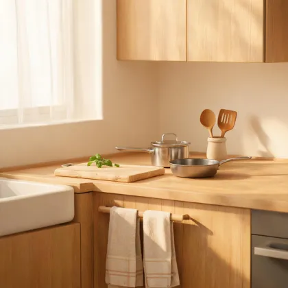 Kitchen textiles and easy prep pieces
