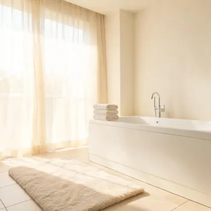 Non slip bath comfort