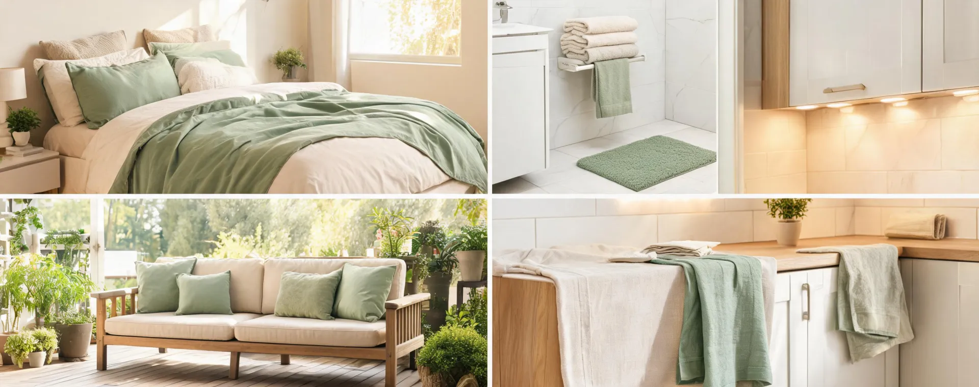 Four Slip room use cases in one warm home collage