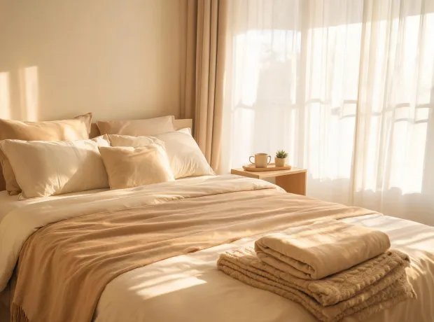 Guest bedroom bedding use case