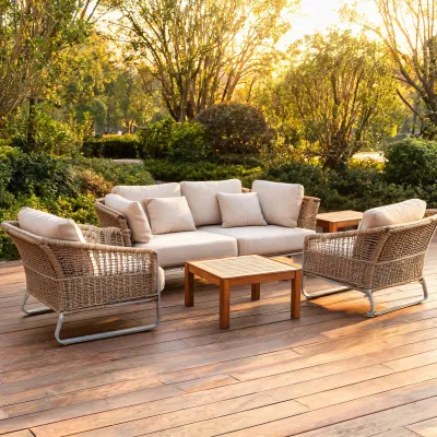 ashley coastline bay outdoor sofa with cushion