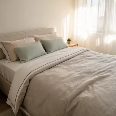 bordered bed sheet
