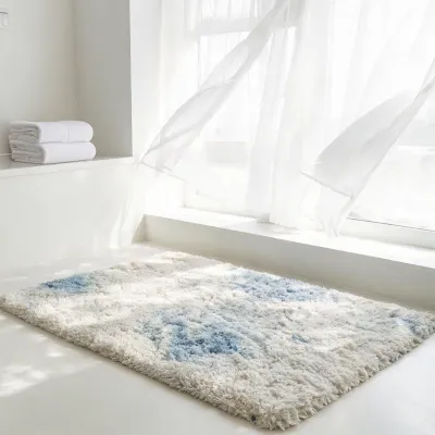 ebern designs antonije tie dye shag area rug