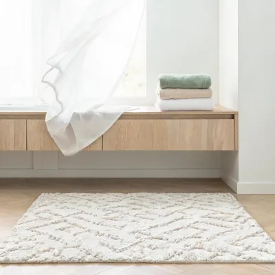 nordic knots flatweave area rug